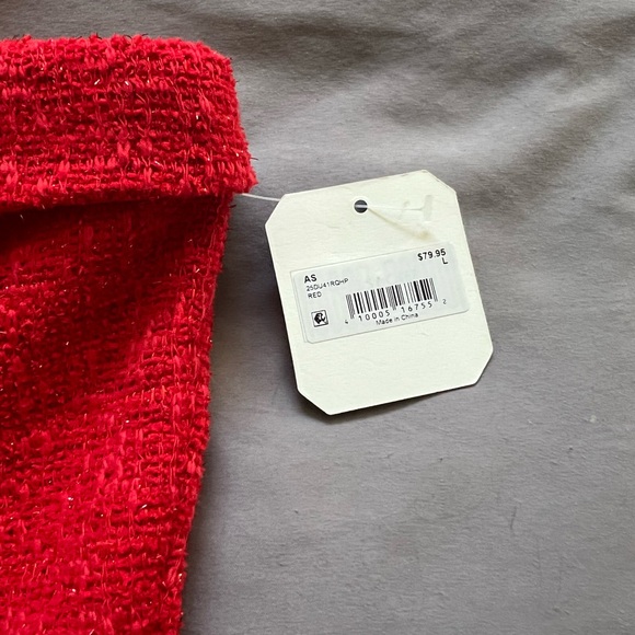 Altar’d State Elle Red Strapless Romper - New with tags - L - Picture 3 of 5